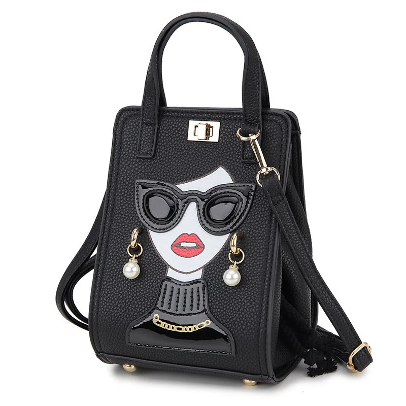 Stone Pattern Small Crossbody Bag for Women