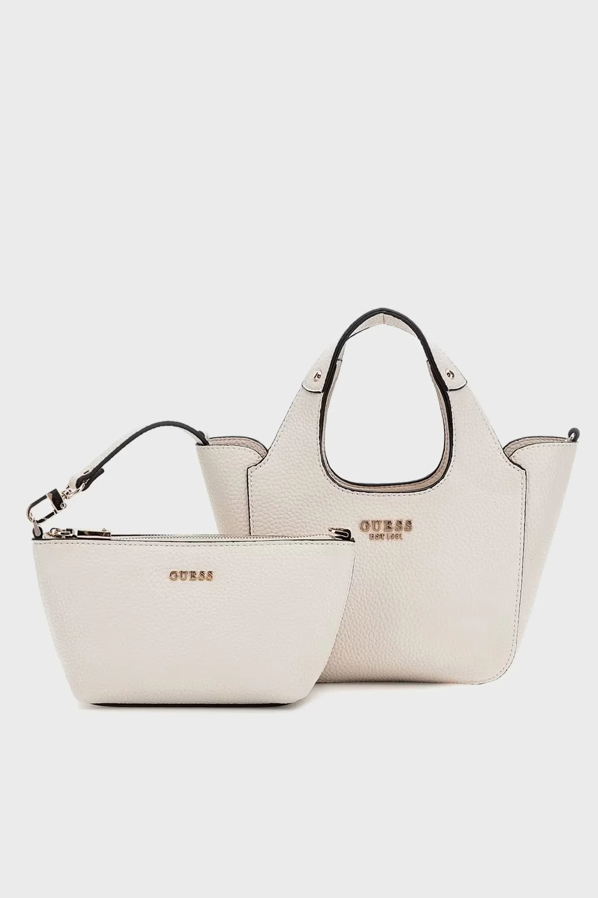 Guess Women's White Handbag with Shoulder Strap