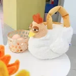 Furry Chicken Plush Handbag