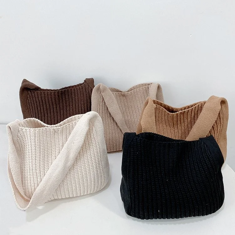 Large Capacity Crochet Hobo Shoulder Bag