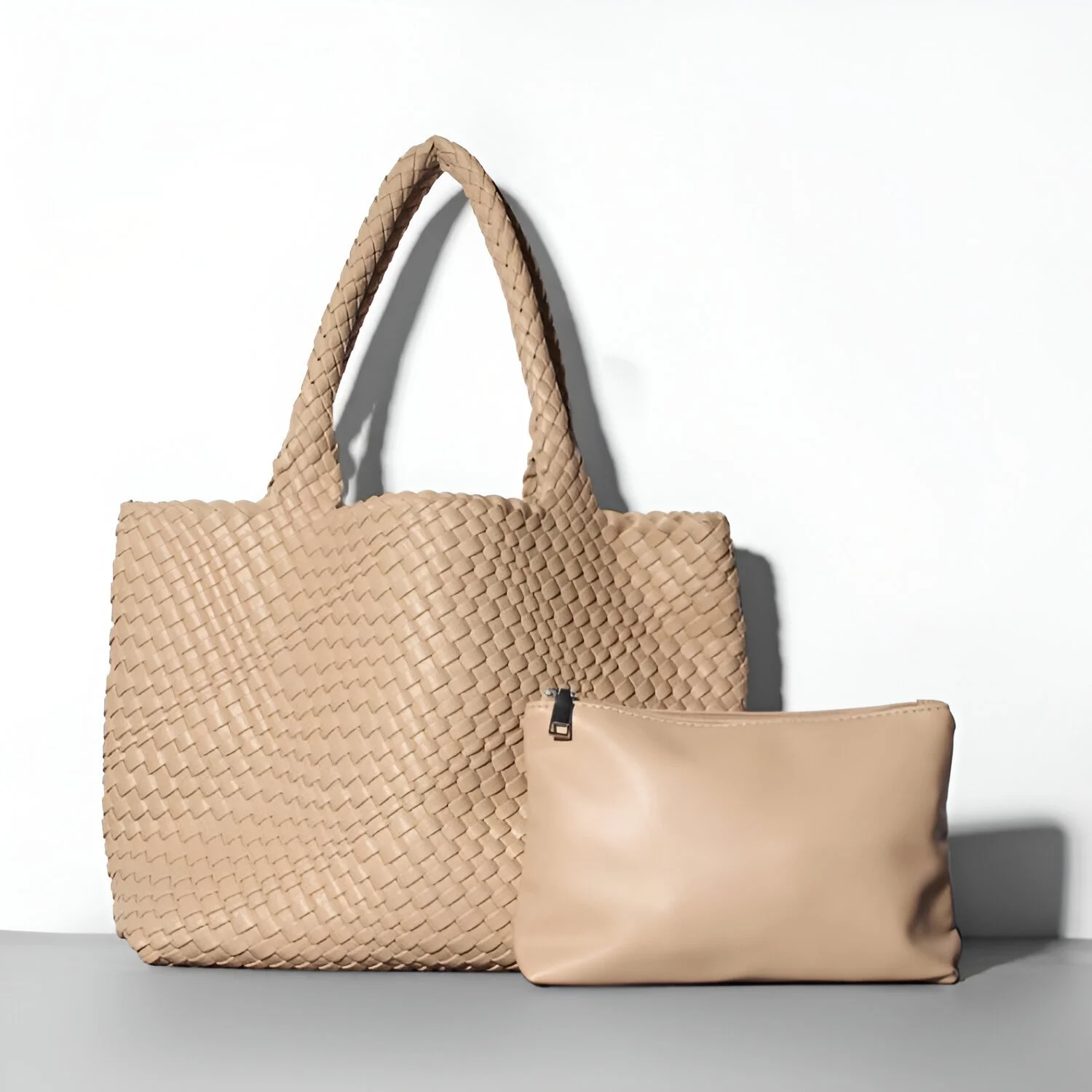 Luxury Knitted Tote Bags for Women - Large Capacity Shoulder Beach Travel Handbag