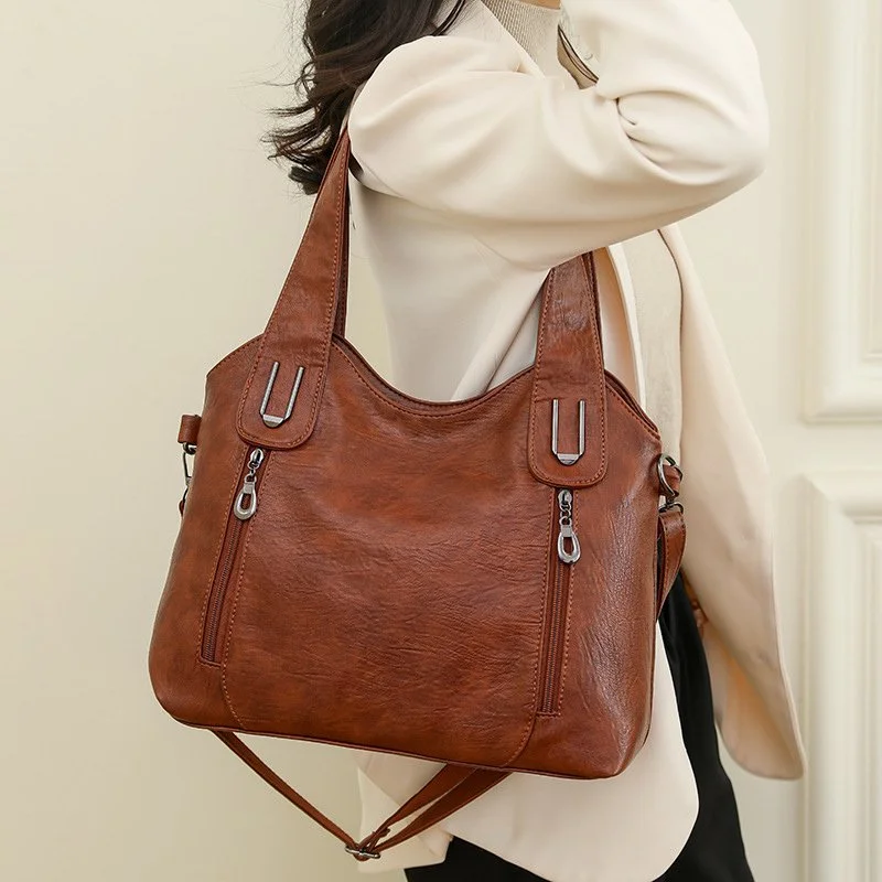Women's Large Capacity Tote Bag with Adjustable Shoulder Strap