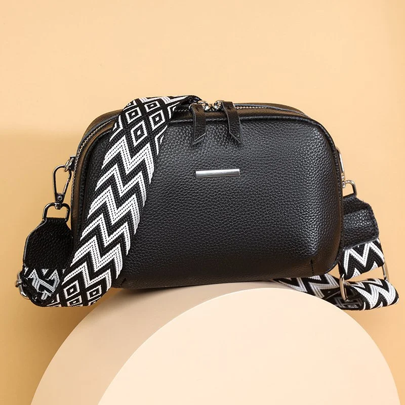 Genuine Leather Women's Crossbody Handbag