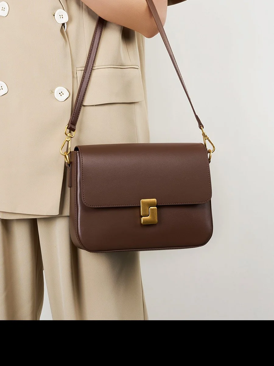 Genuine Leather Small Shoulder Bag for Women – Stylish Crossbody Satchel