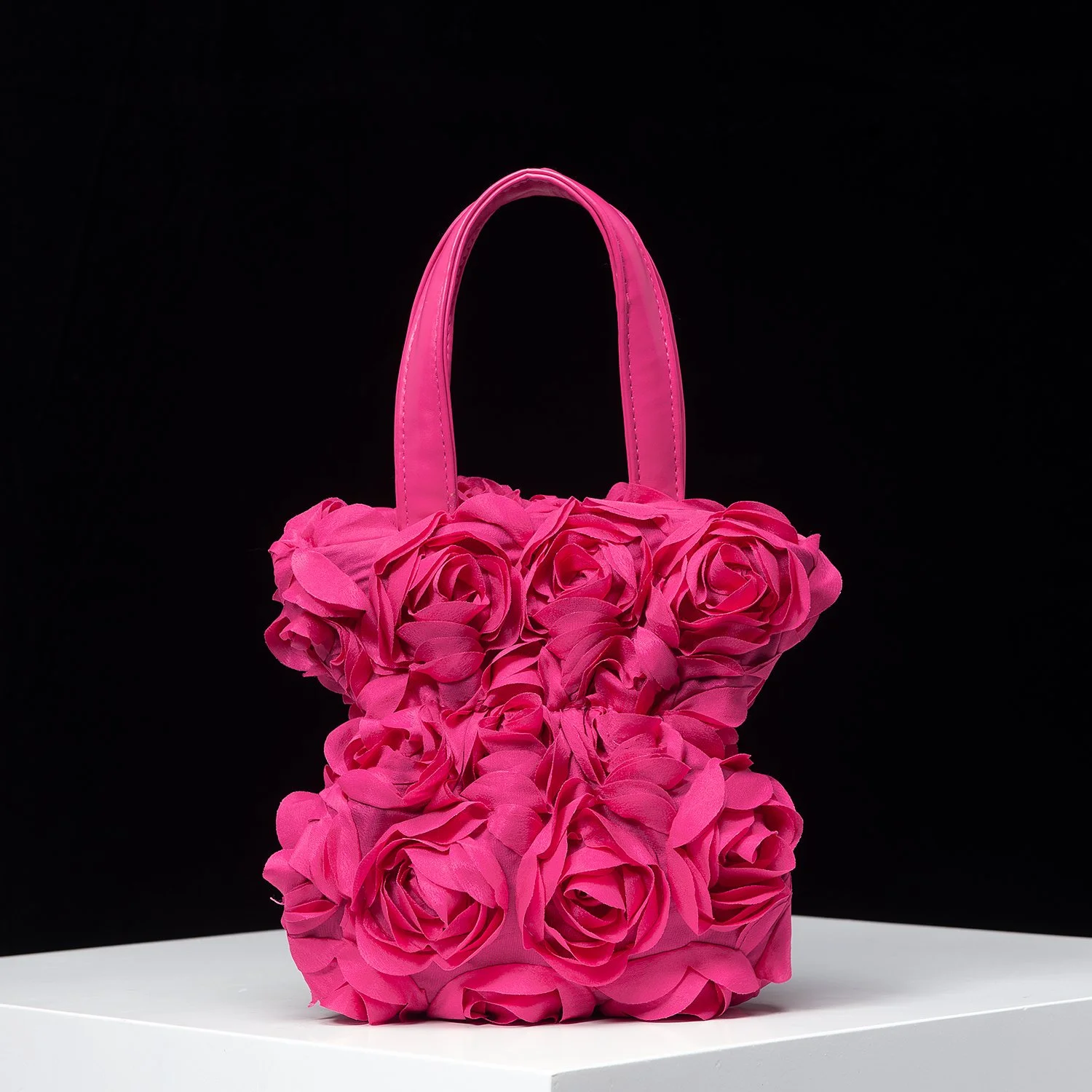 Elegant Mini Rose Flower Handbag