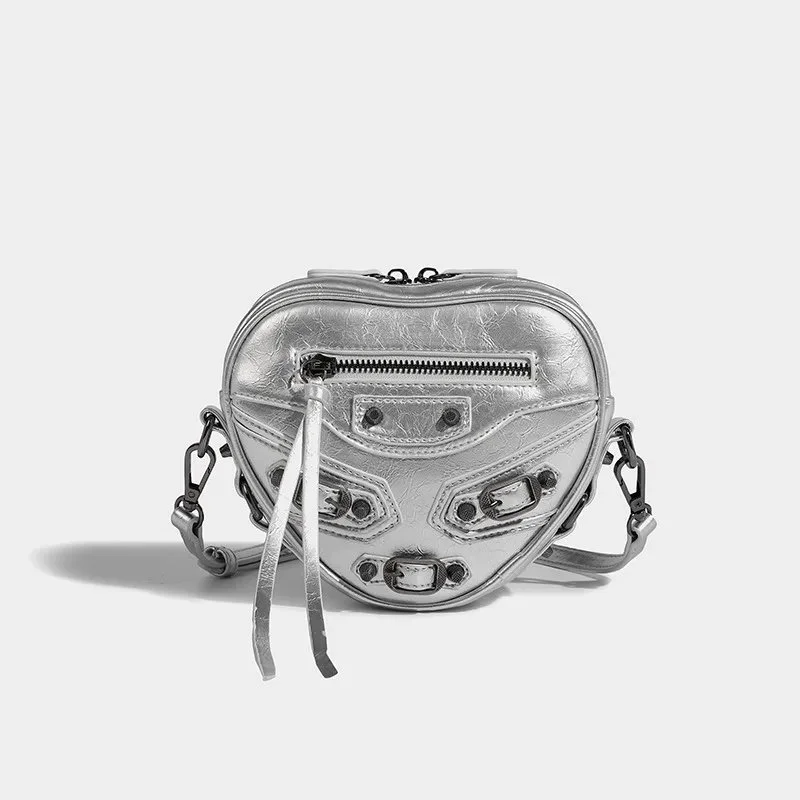 Summer Punk Heart Chain Mini Bag