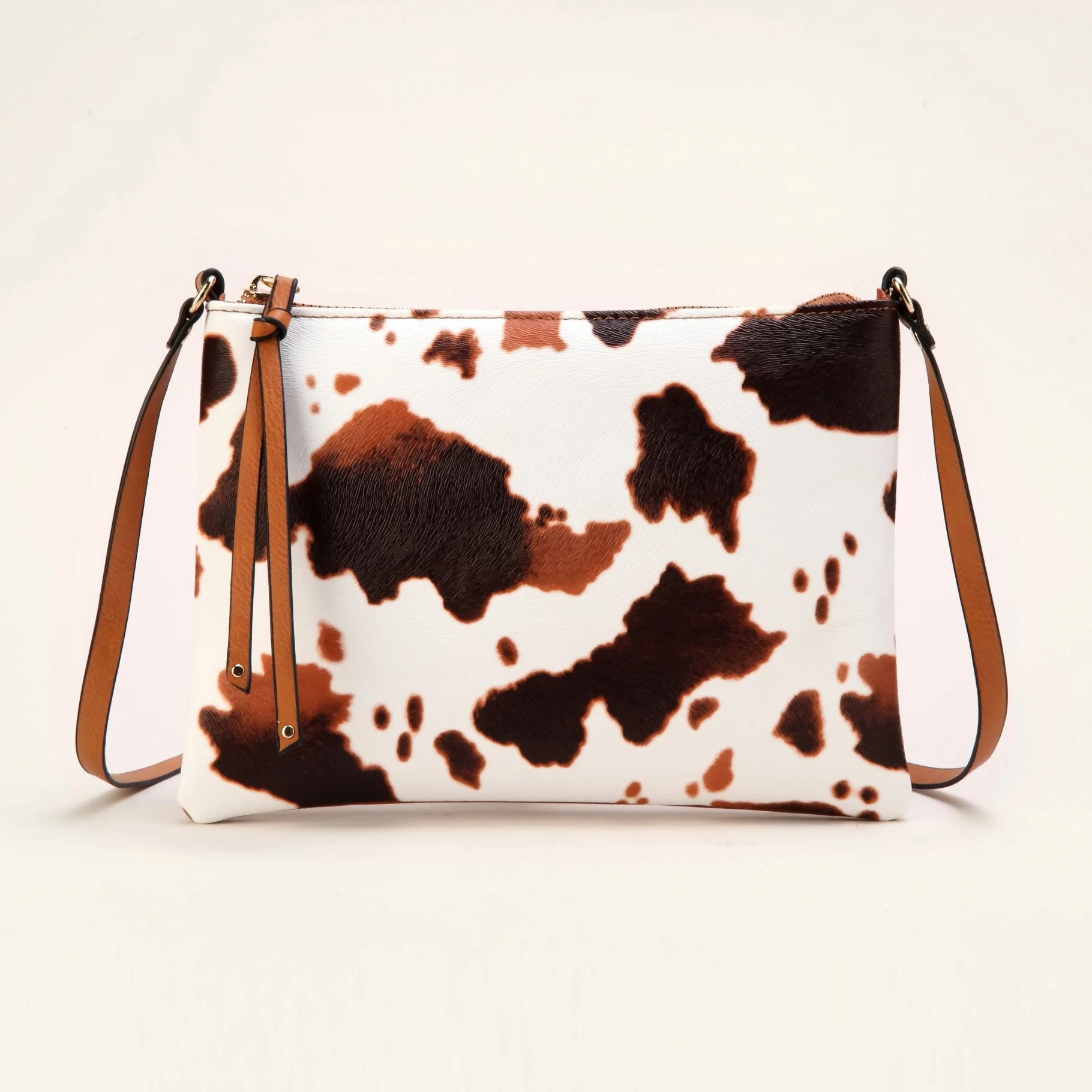 Chic Cow Print Crossbody Bag for Women