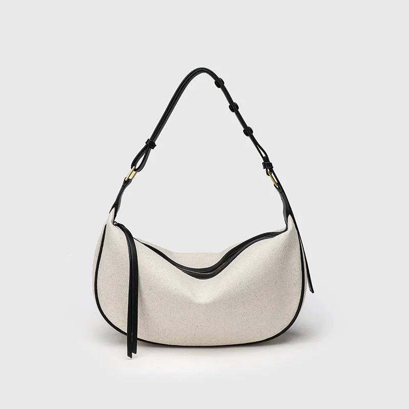 Summer Women's Large Capacity Canvas Crossbody Bag - Perfect for Commuting & School