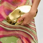 Elegant Acrylic Stone Clutch – Unique Party & Wedding Shoulder Bag