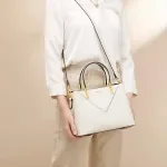 Elegant Leather Tote Shoulder Bag for Women – Casual & Luxury Style