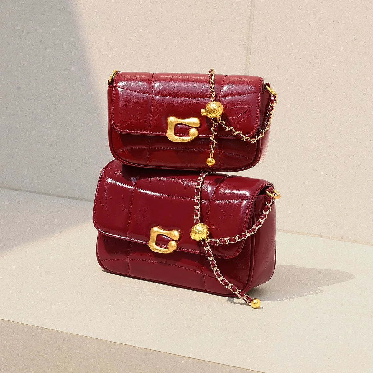 Luxury Quilted Leather Crossbody & Shoulder Bag for Women - Soft Satchel Style