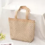 Large Straw Woven Shoulder Tote