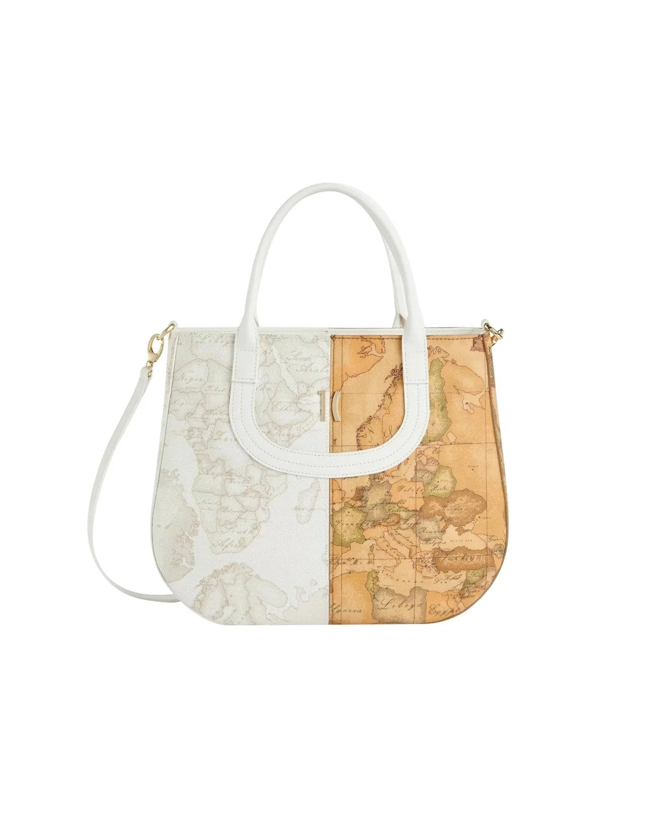 Alviero Martini Prima Classe Women's Beige Handbag with Zip Closure