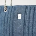 Replay Women's Blue Zip Closure Polyester Handbag