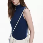 Desigual Women’s White Zip Shoulder Bag