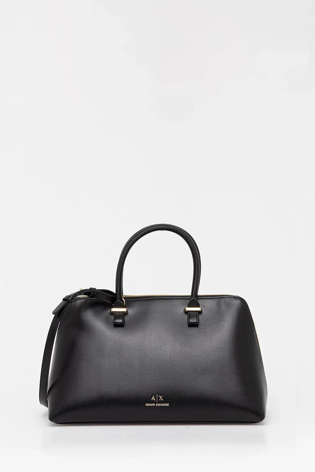 Armani Exchange Women’s Black Zip Tote Bag