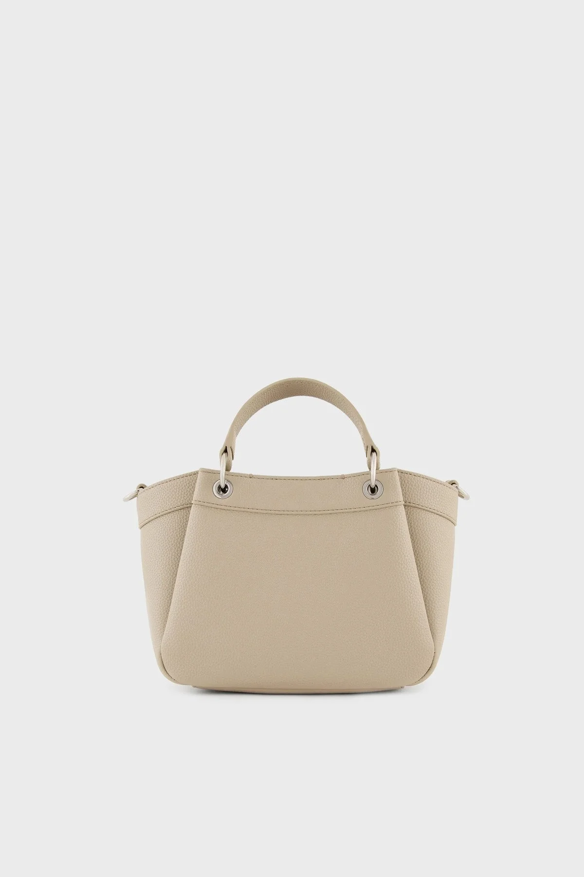 Armani Exchange Women's Beige Zip Bag – Elegant Spring/Summer Everyday Handbag