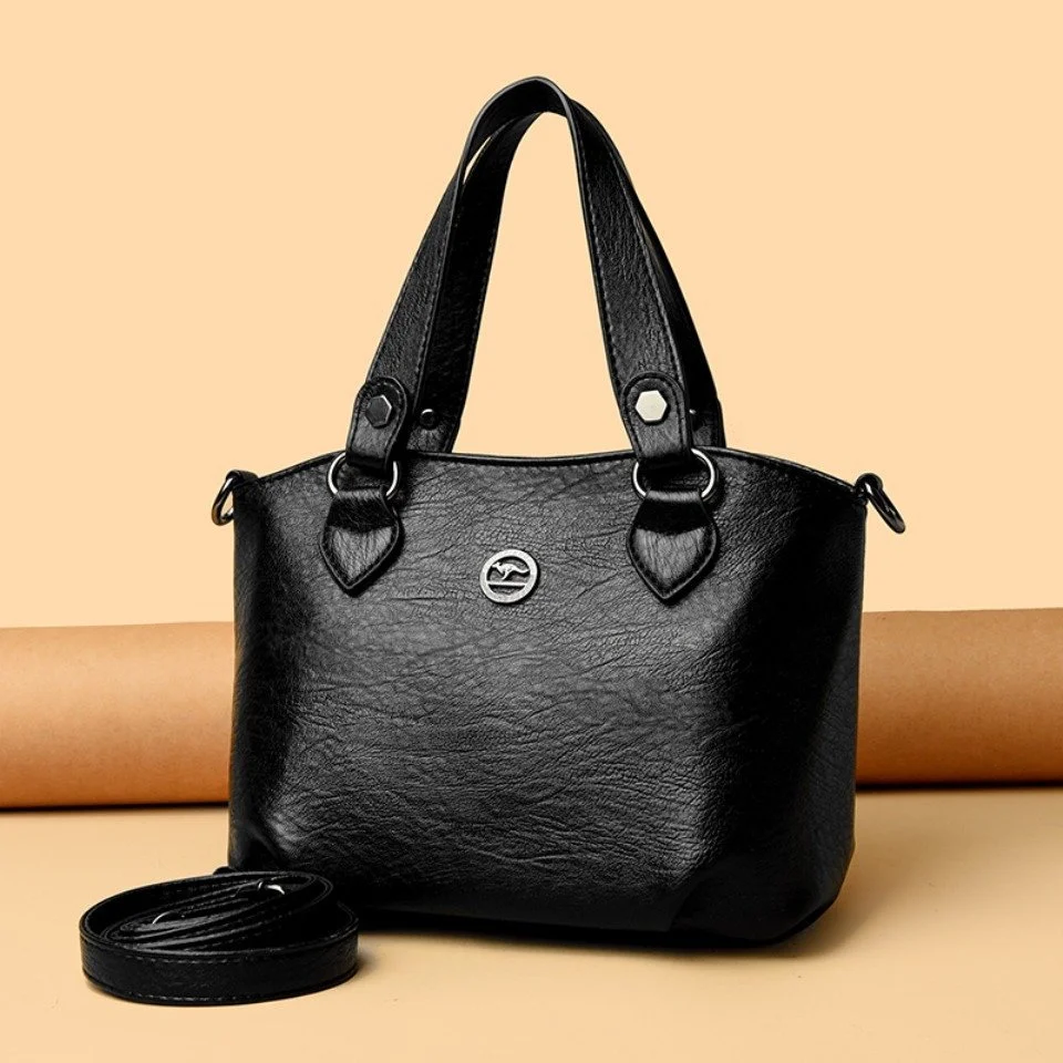 Luxury Soft PU Leather Crossbody Bag for Women Small Casual Tote