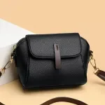 Elegant Cow Leather Crossbody Shoulder Bag for Women