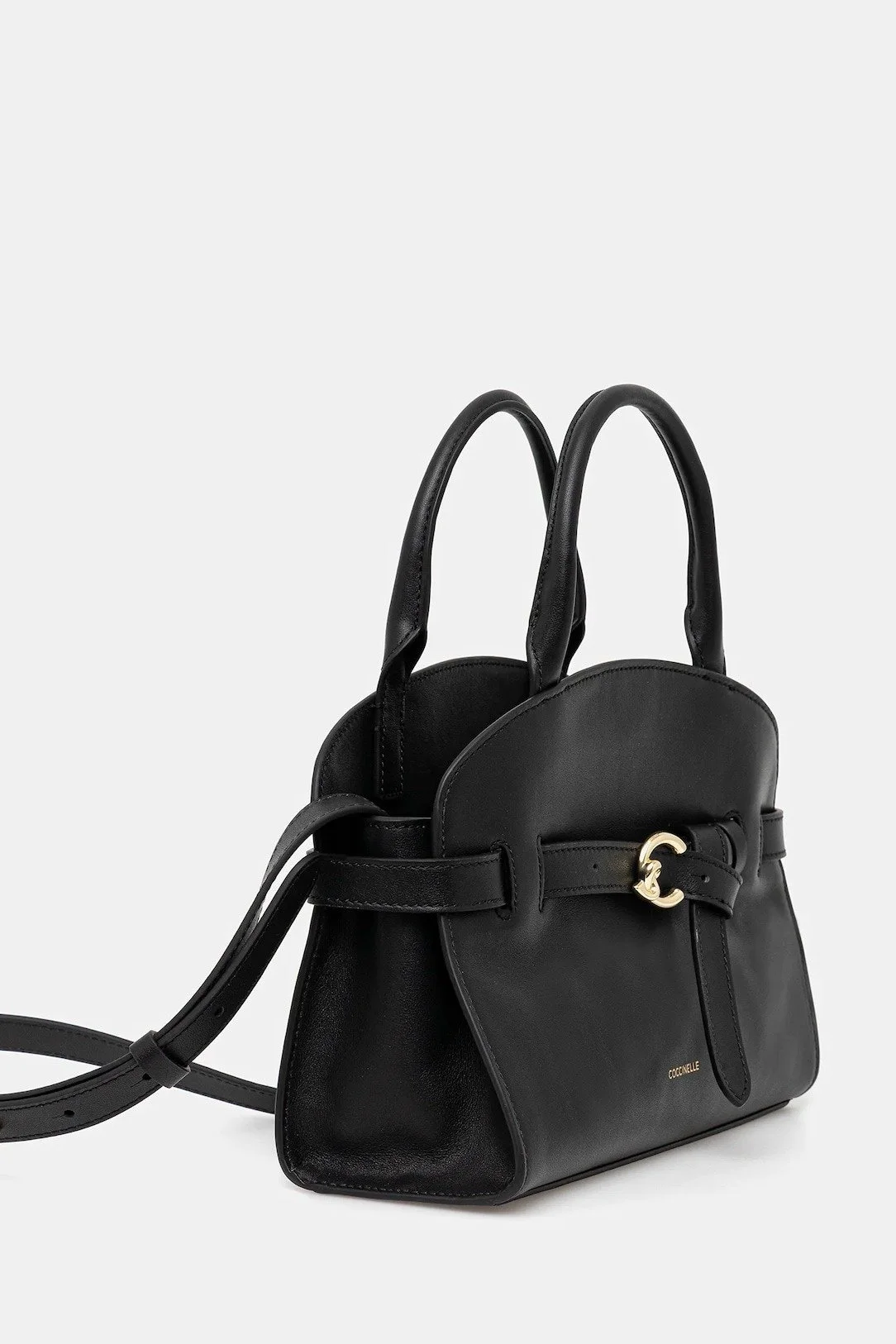Coccinelle Sabine Smooth Leather Handbag with Shoulder Strap