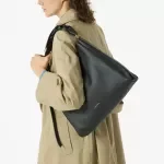 Coccinelle Boheme Soft Leather Shoulder Bag with Plaited Handle