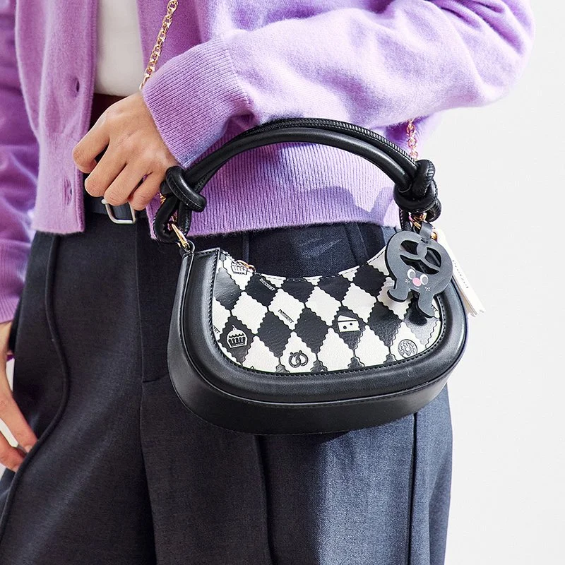 Trendy Pea-Shaped Crossbody Shoulder Bag – Cute & Compact Fashion Purse