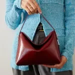 Luxury Leather Bucket Shoulder & Crossbody Bag for Women - Soft Tote Purse