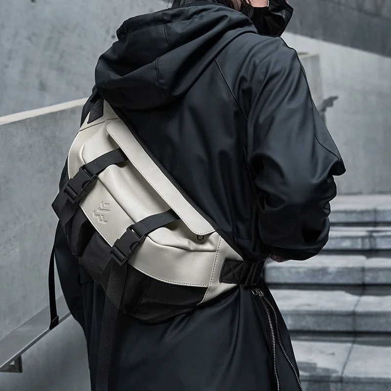 Men's Waterproof Crossbody Sling Bag – Lightweight Chest Shoulder Bag for Daily Use