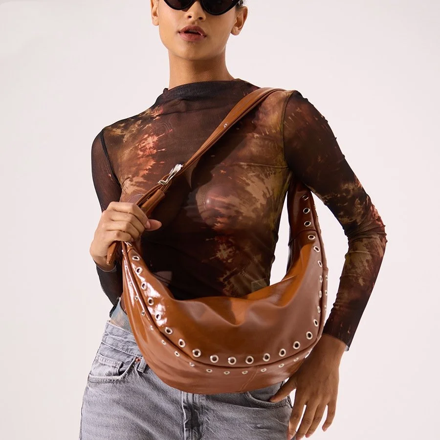 Women's PU Armpit Shoulder Bag