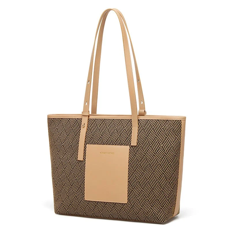 Vintage Leather Tote Bag - Soft Small Shoulder Purse for Women