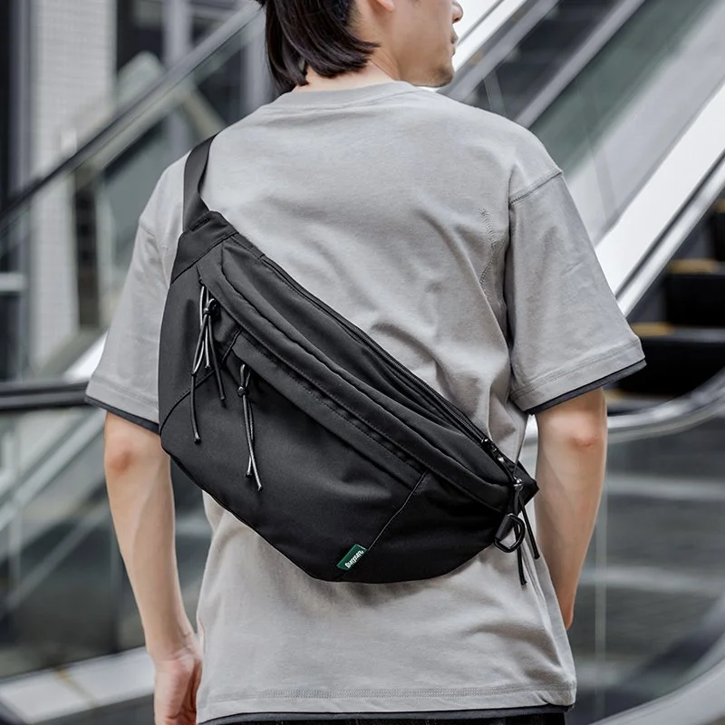 Waterproof Oxford Crossbody Sling Bag – Large Capacity Chest & Waist Pack