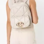 Love Moschino Embossed Quilted Backpack – Stylish & Functional