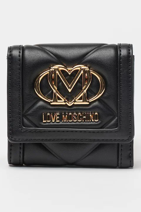 Love Moschino Women's Black Wallet - Chic and Functional Design
