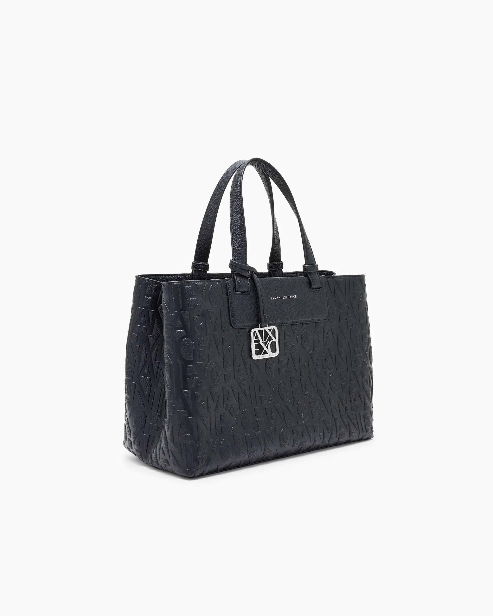 Armani Exchange All-Over Logo Handbag - Stylish & Versatile Accessory