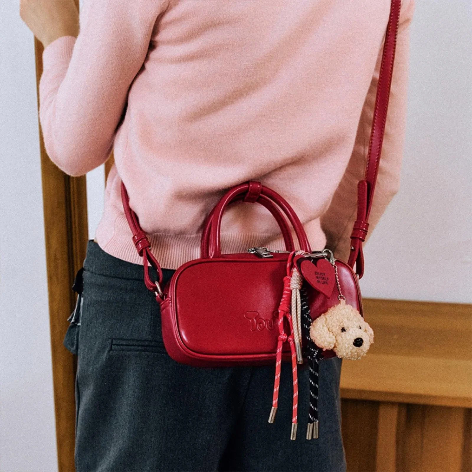 Mini Boston Crossbody Bag