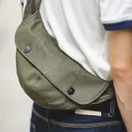 Stylish Vintage Canvas Messenger Bag - Versatile Crossbody Waist Bag