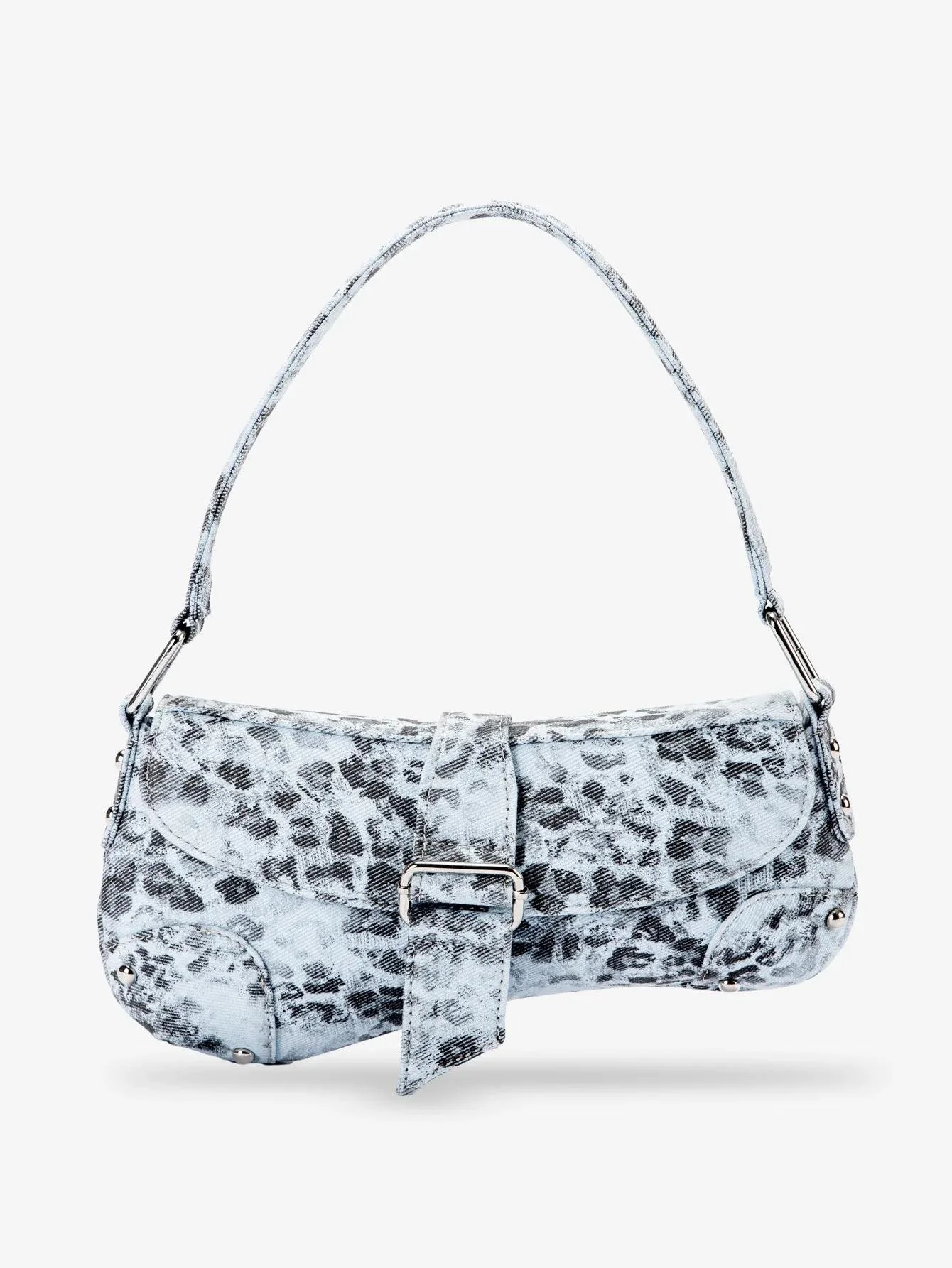 Leopard Print Crossbody Shoulder Bag