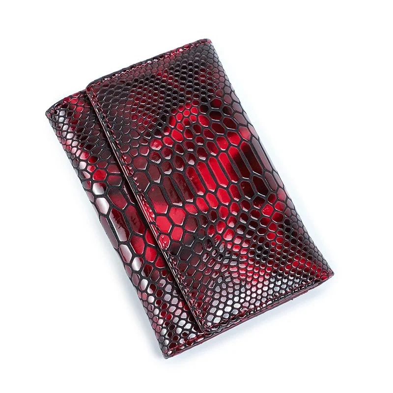 Genuine Leather Women’s Long Clutch Wallet with RFID & Coin Purse