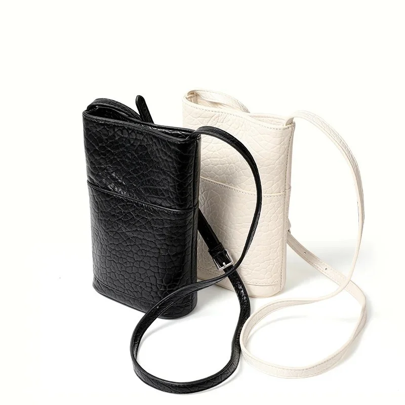 Women's Genuine Leather Mini Crossbody & Shoulder Bag with Coin Purse