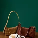 Women's Light Luxury Suede Crossbody Bag – Chic Commuter Shoulder Handbag