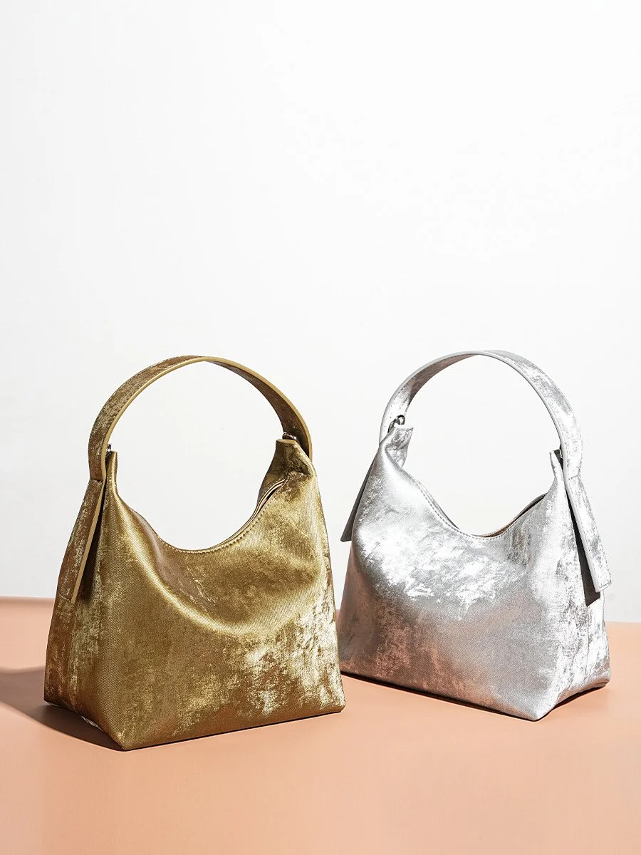 Genuine Leather One Shoulder Crossbody Dumpling Bag for Women
