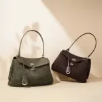 Large-Capacity Frosted Leather Kelly Tote – Commuter & Shoulder Bag