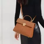 Luxury Genuine Leather Women's Shoulder & Crossbody Bag - Perfect for Gifting