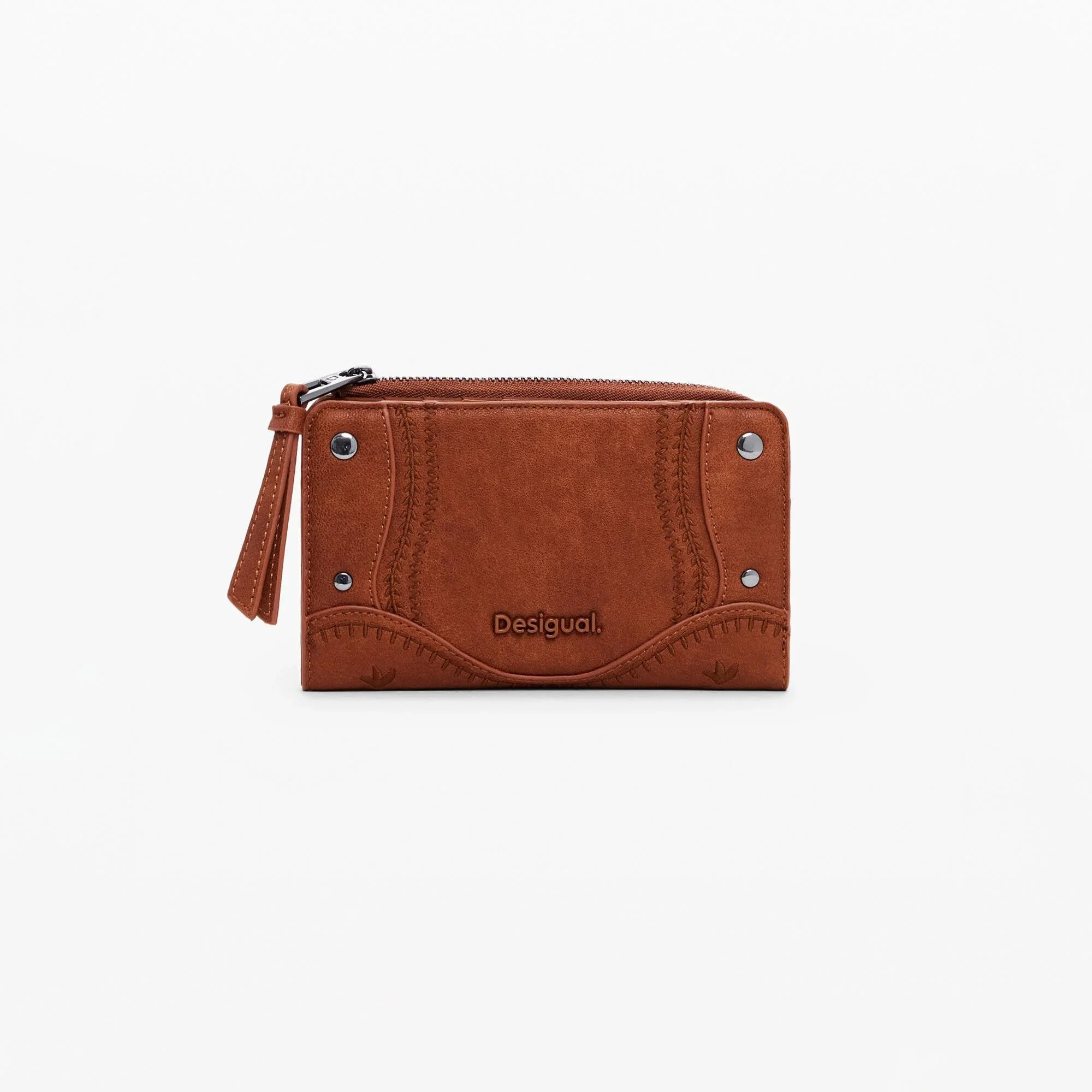Desigual Women’s Brown Zip Wallet