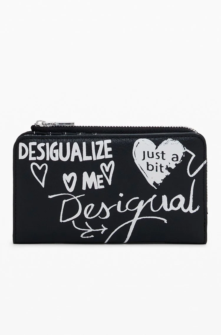 Desigual Women's Black Zip Wallet