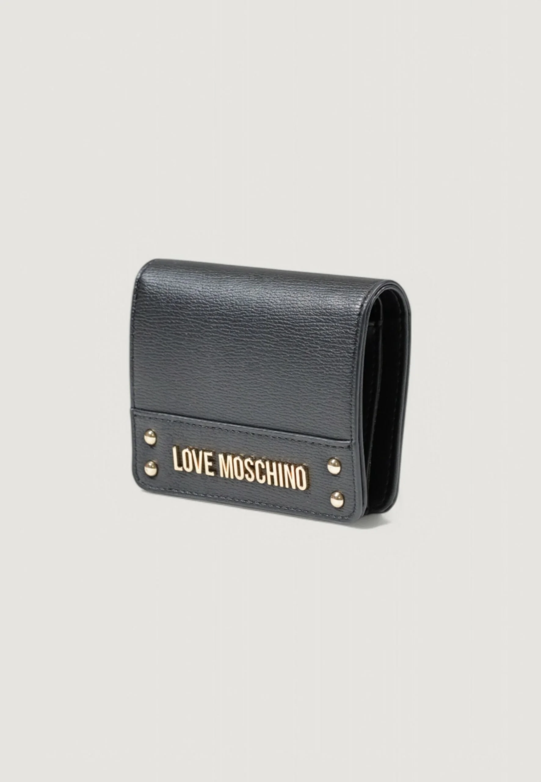 Love Moschino Women's Black Polyurethane Wallet with Button Fastening