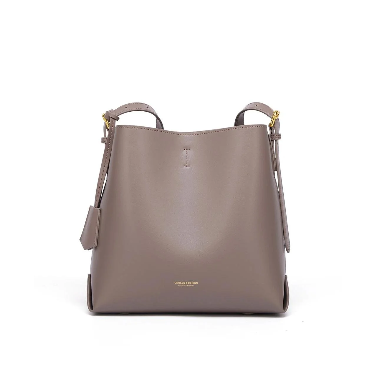 Soft Leather Bucket Shoulder Bag