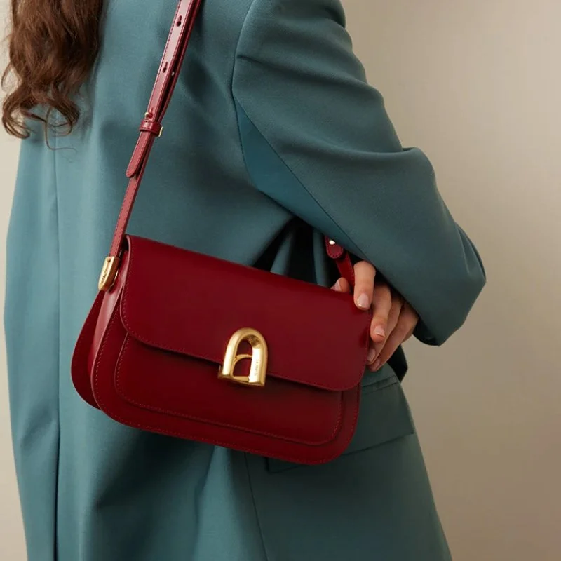 Luxury Leather Crossbody Shoulder Handbag for Women