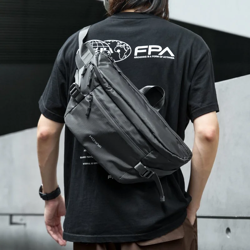 Large Capacity Nylon Oxford Chest Bag - Perfect for Outdoor Adventures