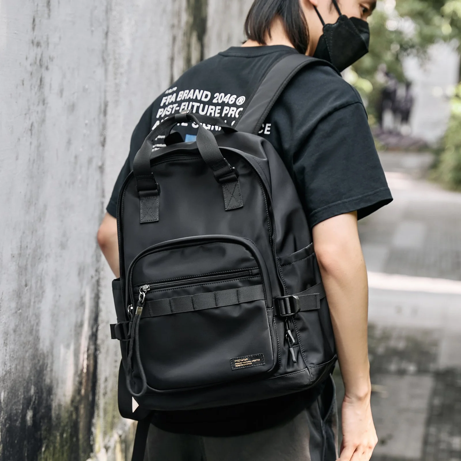 Durable Oxford Men's Backpack - Waterproof Tactical Rucksack